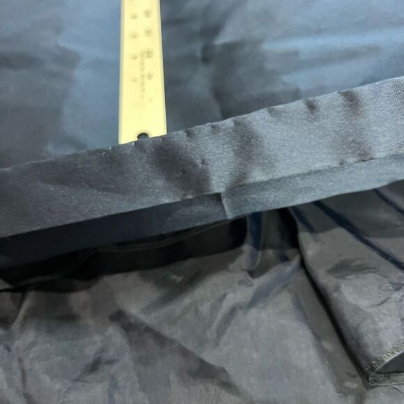 Theia Navy Blue Sequin Sweetheart Neckline Strapless High Low Formal Dress - Picture 8 of 15